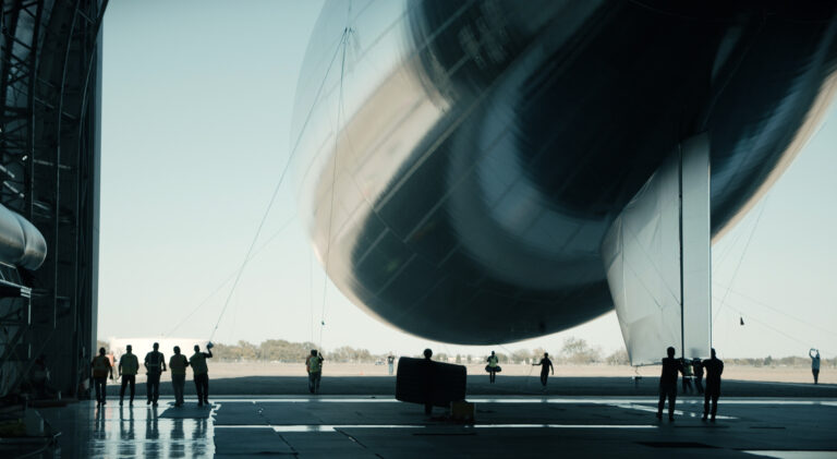 SCEYE HAPS on the way out of the hanger